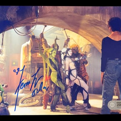 Sale Photo Thumbnail #257: Signed Behind-the-Scenes Photograph of Jabba's