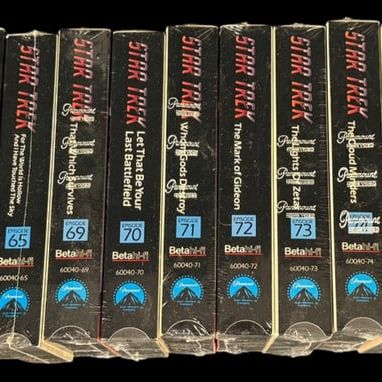 Sale Photo Thumbnail #335: Star Trek Sealed VHS Collection Episodes 63 - 79