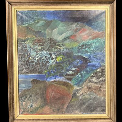 Sale Photo Thumbnail #53: Abstract Landscape Painting