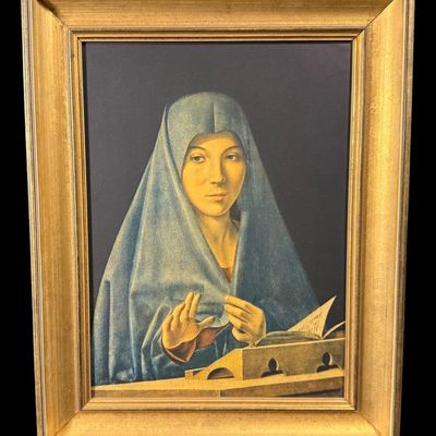 Sale Photo Thumbnail #29: Framed Portrait of Veiled Woman (Religious
