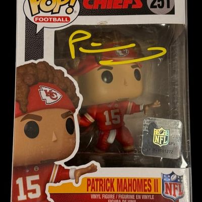 Sale Photo Thumbnail #72: Patrick Mahomes II Signed Funko Pop