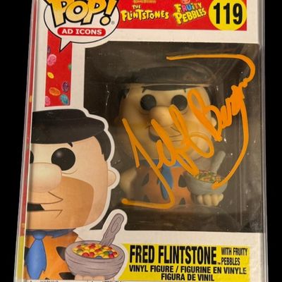 Sale Photo Thumbnail #88: Fred Flinstone Signed Funko Pop