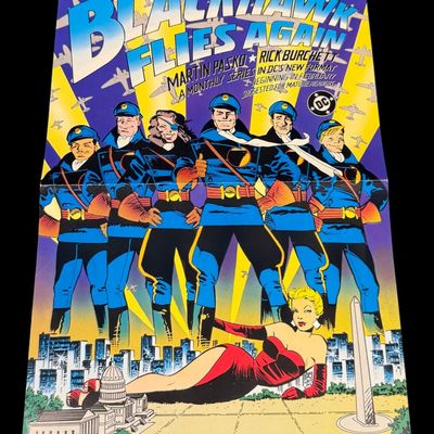 Sale Photo Thumbnail #175: Blackhawk Flies Again! DC Comics Posters - 2