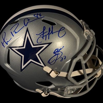 Sale Photo Thumbnail #184: Dallas Cowboys Multi-Signed Speed Helmet
