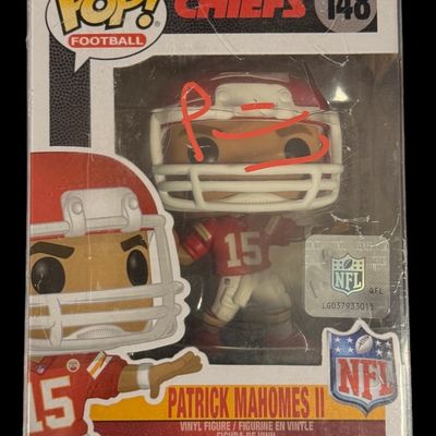 Sale Photo Thumbnail #71: Patrick Mahomes II Signed Funko Pop