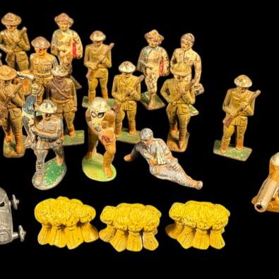 Sale Photo Thumbnail #193: Vintage Painted Lead / Metal Military Miniatures