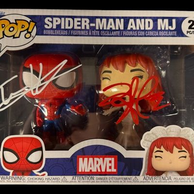 Sale Photo Thumbnail #116: Spider-Man and MJ Signed Funko Pop