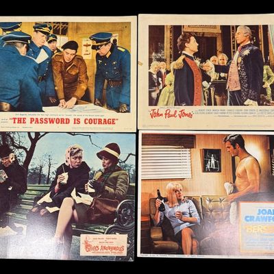 Sale Photo Thumbnail #200: Collection of 4 Vintage Movie Lobby Cards
