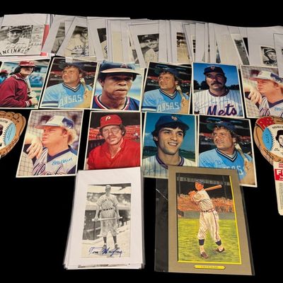 Sale Photo Thumbnail #211: Large Collection of Vintage Baseball Autographs