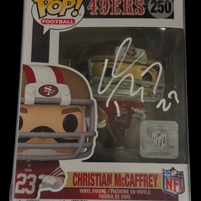 Sale Photo Thumbnail #74: Christian McCaffrey Signed Funko Pop
