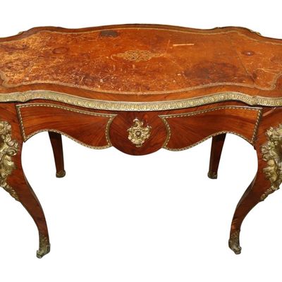 Sale Photo Thumbnail #81: French Rosewood Bronze Lady Head Turtle Top Table
