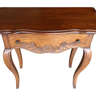 Sale Photo Thumbnail #376: VTG Hekman country French style walnut console