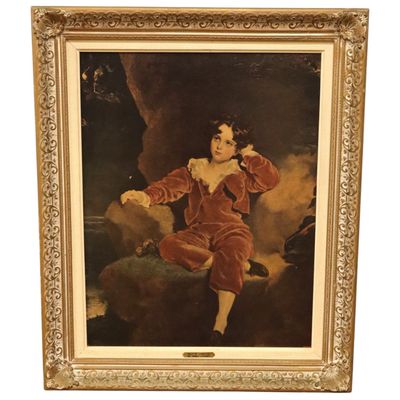 Sale Photo Thumbnail #172: Sir Thomas Lawrence Master Lambton Canvas Giclee