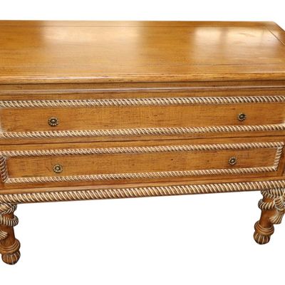 Sale Photo Thumbnail #363: Contemporary cottage style 2 drawer decorator chest