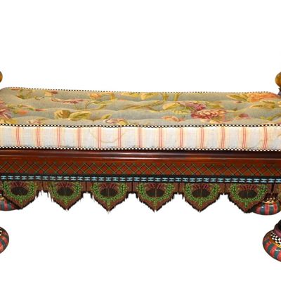 Sale Photo Thumbnail #30: Mackenzi Childs decorator bench