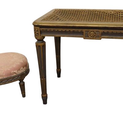 Sale Photo Thumbnail #318: 2 antique French stools
