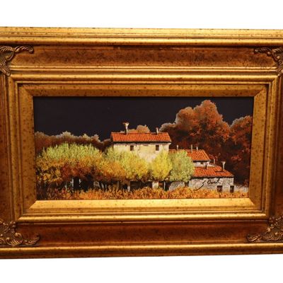 Sale Photo Thumbnail #209: Guido Borelli Notte In Campagna Signed Giclee Frame