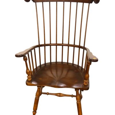 Sale Photo Thumbnail #39: Duckloe 1976 Bicentennial Windsor Armchair #0427