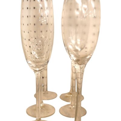 Sale Photo Thumbnail #273: Lot 6 Vintage Mikasa Park Lane Crystal Stemware