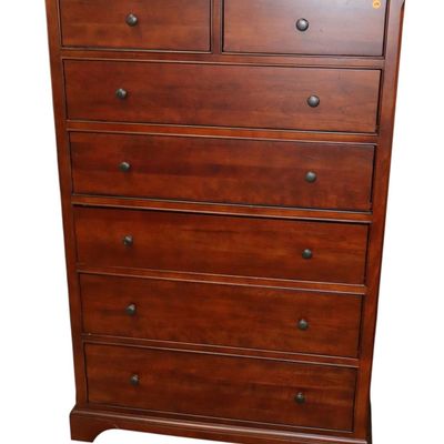 Sale Photo Thumbnail #105: Like NEW cherry 7 drawer contemporary high chest