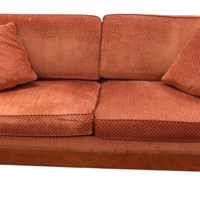 Sale Photo Thumbnail #15: Stickley arts & crafts mission slatted cherry sofa