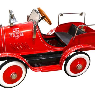 Sale Photo Thumbnail #257: Retro City Fire Dept Metal Pedal Car Morgan Cycle