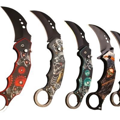 Sale Photo Thumbnail #275: 5 finger folding knives