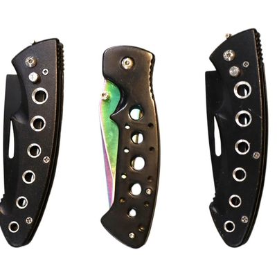 Sale Photo Thumbnail #277: 5 folding pocket knives with beltloops