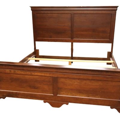 Sale Photo Thumbnail #52: Traditional Cherry Country King Paneled Bed