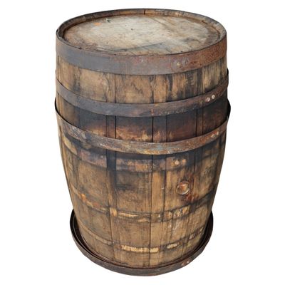 Sale Photo Thumbnail #386: Authentic Jefferson's Bourbon Whiskey Barrel 37"