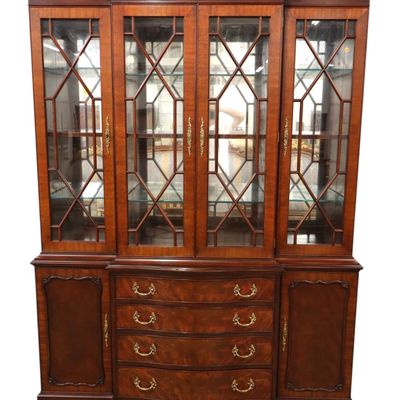 Sale Photo Thumbnail #26: Beautiful like new Henkle Harris 2pc china cabinet