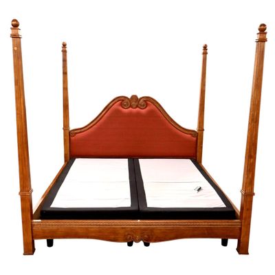 Sale Photo Thumbnail #49: Decorator Mahogany King 4-Poster Adjustable Bed