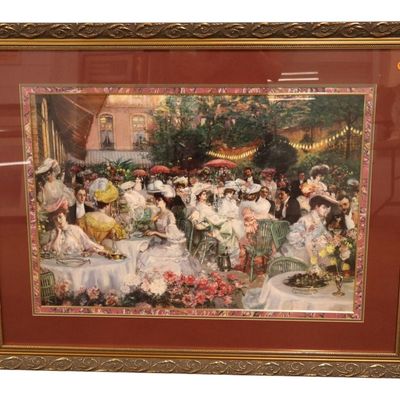 Sale Photo Thumbnail #184: Vanguard Studios Large Framed Jeanniot Art Print