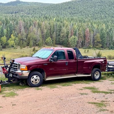 Sale Photo Thumbnail #2: 1999 Ford F-350 Super Duty dually work truck with 8’ Western Plow: Super Duty Work Truck with the "monster diesel"
