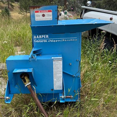 Sale Photo Thumbnail #20: Harper Goosen Chipper. Tractor PTO driven
