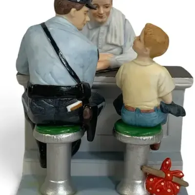 Sale Photo Thumbnail #44: Norman Rockwell “The Runaway” Figurine – Dave Grossman Creations, Limited Edition 1984