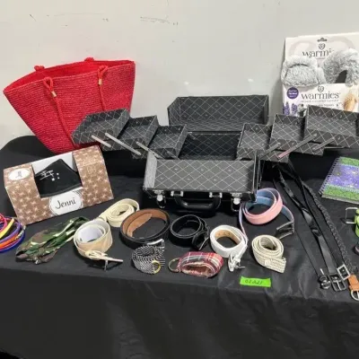 CJ221 Women’s Accessories- Slippers, Belts & More