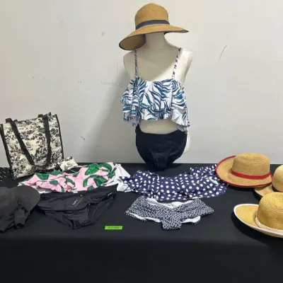 CJ130 A Day At The Beach: Swimsuits & Sunhats