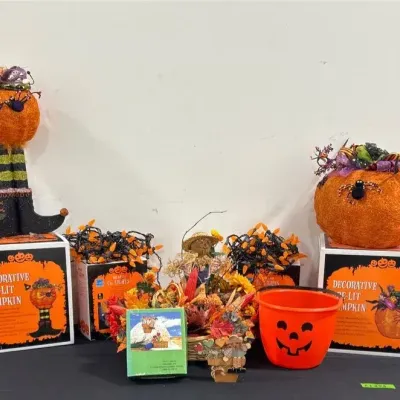 CJ243 Happy Halloween! And Fall Themed Decor