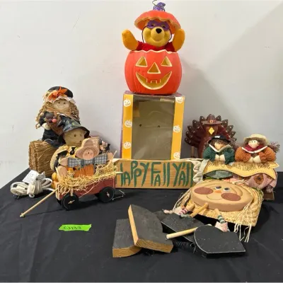CJ133 Happy Halloween And Fall Decor Items