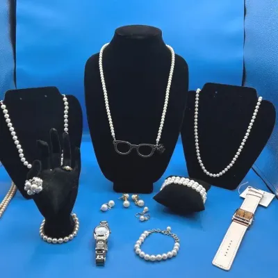 CJ225 Faux Pearl Necklaces, Rings, Earrings & Bracelets