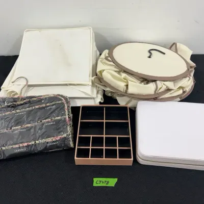 CJ278 Makeup & Clothing Organizers 