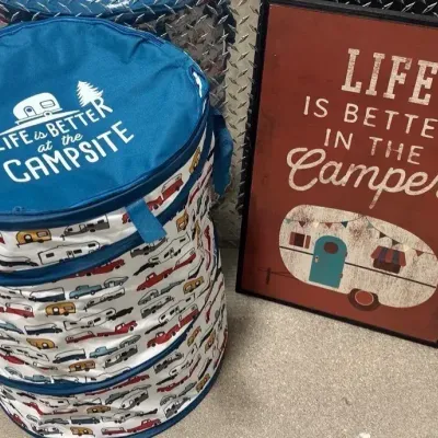 CJ142 Life Is Better in the Camper Bedroom Decor