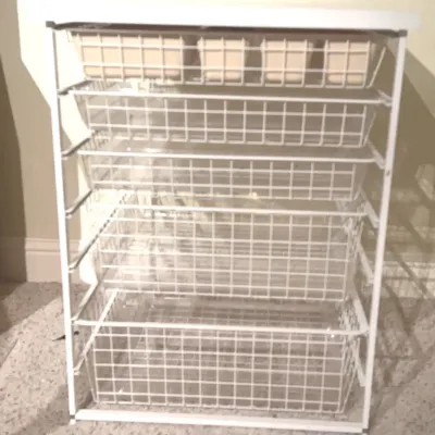 CJ101 Multi-drawer Metal Wire Storage Organizer 