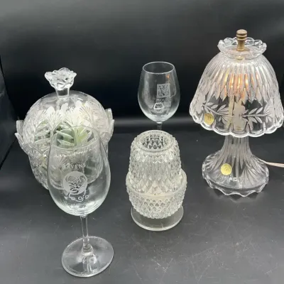 CJ220 Princess House Heritage Romance Table Lamp 