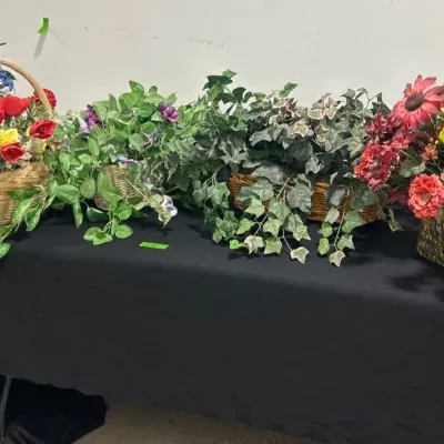 CJ147 Artificial Floral Arrangements Galore!