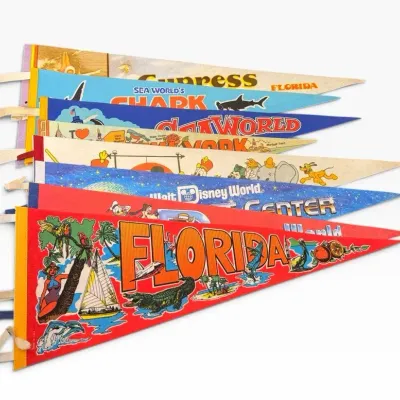 Vintage Disney, SeaWorld & Florida Pennant Collection