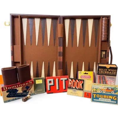 Vintage Games, Backgammon & Dominoes Collection