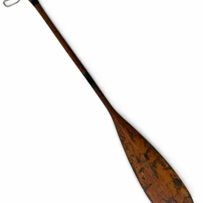 Antique Wooden Canoe Paddle/Oar - Rustic Nautical Decor