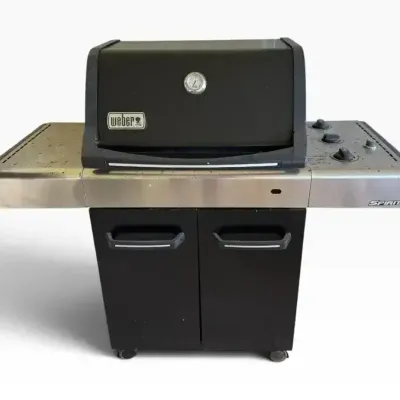 Weber Spirit 3-Burner Propane Gas Grill with Side Tables & Tank